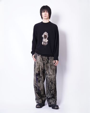 【ZIGGY CHEN】<br>INTARSIA FRONT PATTERN SWEATER