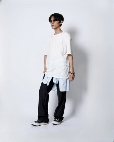イベント期間限定アイテム<br>(6月27日～7月5日まで)<br>【KANEMASA PHIL】<br>46G Cotton Thin Pack Tee (WHITE,2枚入り)