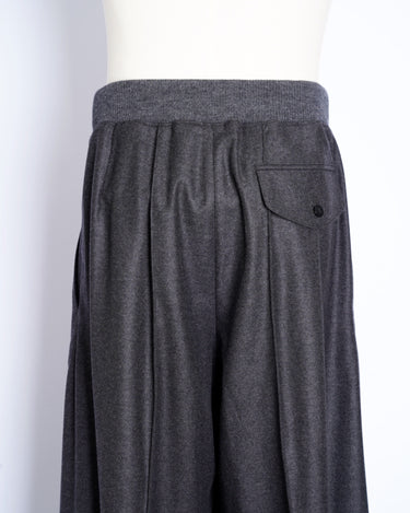 イベント期間限定アイテム<br>(10月10日～18日まで)<br>【OVERCOAT】<br>WIDE TROUSER WITH RIBBED WAISTBAND