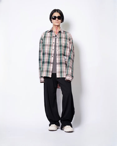【Maison MIHARA YASUHIRO】<br>VINTAGE LIKE CHECK SHIRT