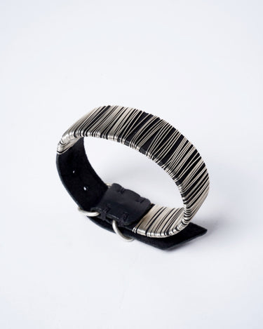 【m.a+】<br>silver wrapped wrist band (thick)
