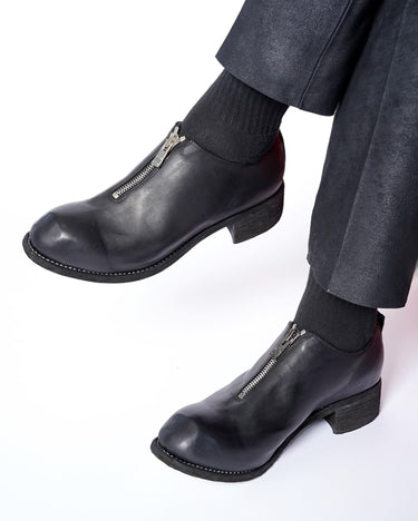 一部サイズ予約受付中<br>【GUIDI】<br>-PL0FZ- HORSE FULL GRAIN FRONT ZIP SHOES