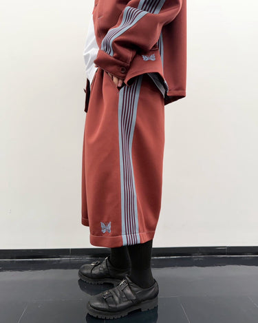 27SS予約受付中<br>【JUNYA WATANABE MAN】<br>× Needles JERSEY WIDE HALF PANTS