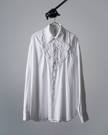 【kiminori morishita】<br>HAND EMBROIDERY SHIRT "NECKLACE"