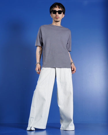 【BATONER】<br>32G CHOMA SMOOTH<br>KNIT TEE