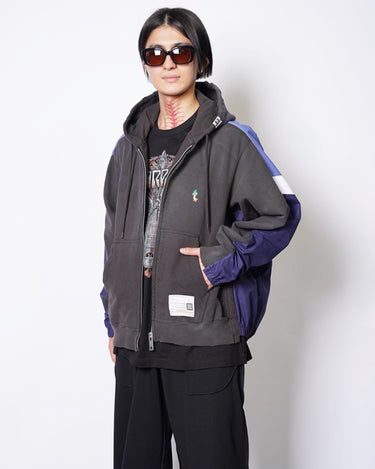 【Maison MIHARA YASUHIRO】<br>TRACK JACKET COMBINED PARKA