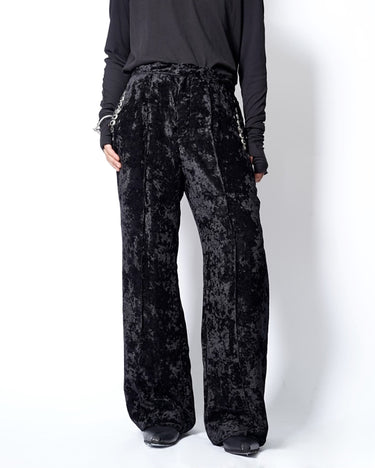 【TOGA ARCHIVES】<br>CRUSHED VELVET DRAWSTRING PANTS