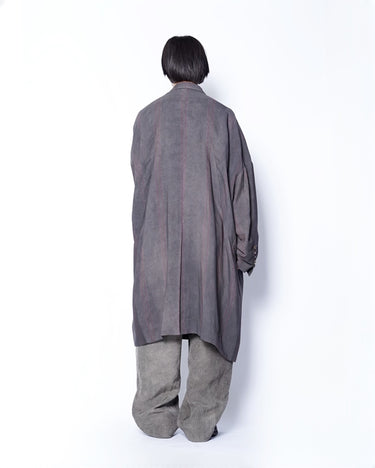 [ZIGGY CHEN]<br>DOUBLE BREASTED ASYMMETRIC COAT