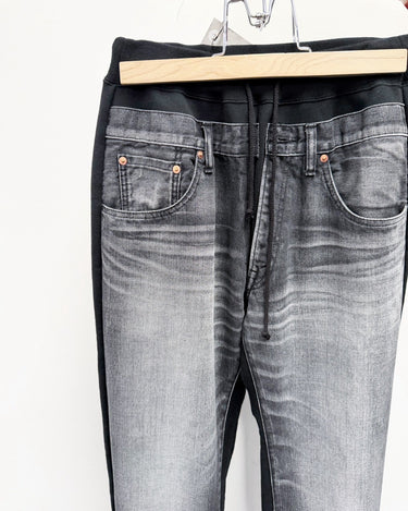 27SS予約受付中<br>【JUNYA WATANABE】<br>× Levi’s DENIM DOCKING SWEAT PANTS