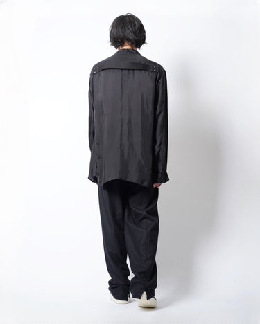 26AW予約受付中<br>【OVERCOAT】<br>Drawstring Trouser in Wool Flannel