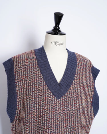 【ENSW】<br>"HAZASHI"KNIT VEST