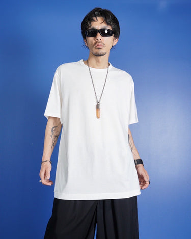 [Yohji Yamamoto POUR HOMME]<br>WOOL GABARDINE RANDOM TUCK PANTS