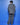 【SONG FOR THE MUTE】<br>PLEATED ZIP UP JACKET -ACID WASH DENIM-