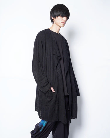 【Yohji Yamamoto POUR HOMME】<br>10G1P LONG CARDIGAN