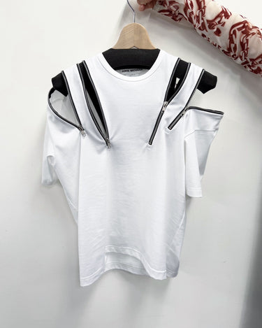 27SS予約受付中<br>【JUNYA WATANABE】<br>ZIP DETAIL TEE