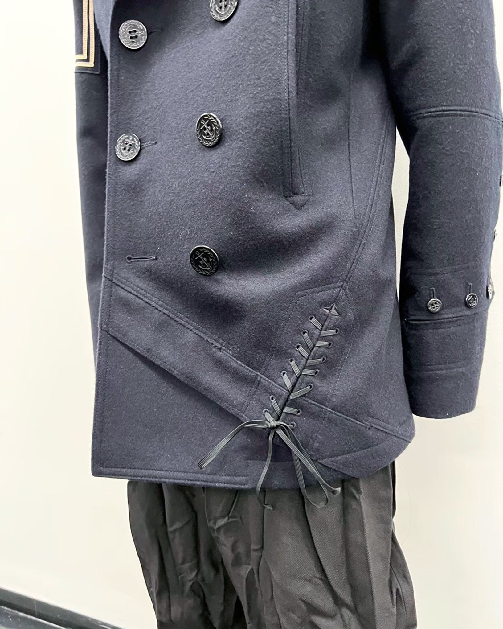JAPAN4989　JUNYA WATANABE MAN 縮絨Pコート ジュンヤワタナベ コムデギャルソンJUNYA WATANABE COMME des GARCONS