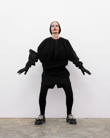 9.18(fri) 13:00 Launch<br>【RICK OWENS】<br>×Dr. Martens<br>QUAD SOLE MEGALACE® MULE