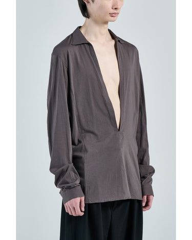 イベント期間限定(3月20日～3月29日まで)<br>26AW受注生産アイテム<br>【FRACTION】<br>DEEP V SHIRT -ICDA-