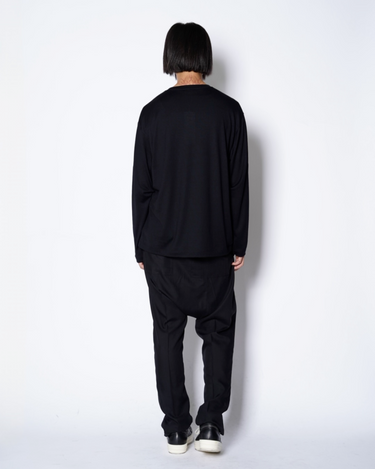 26AW予約受付中<br>【BATONER】<br>WOOL LONG SLEEVE T-SHIRT