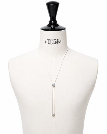【GARDEN OF EDEN】<br>ティアドロップボロチップ<br>スネークチェーンネックレス