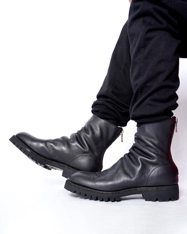 【GUIDI】<br>-796V-<br>HORSE FULLGRAIN BACK ZIP BOOTS