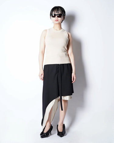 【08sircus】<br>PE/RY RIBBED<br>TANK TOP