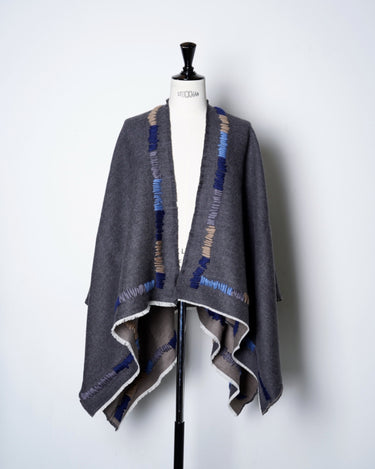 【SILVANA MANETTI】<br>"MANTES" BLANKET -marino wool-