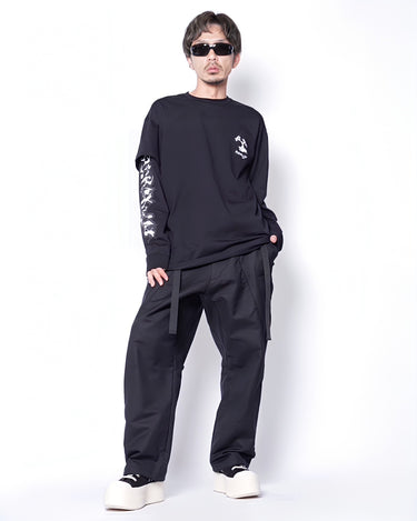 [ACRONYM]<br>"SP62-M" NYLON STRETCH WEB BELT SHORT PANT
