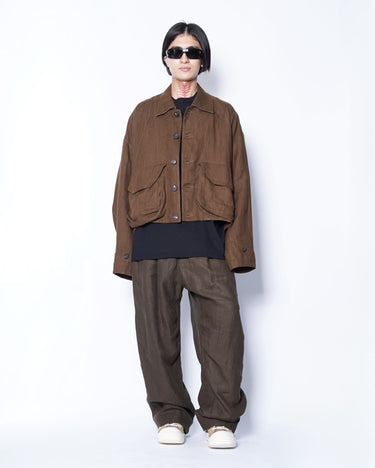 [ZIGGY CHEN]<br>CROPPED WORKERS JACKET