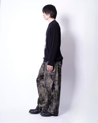 【ZIGGY CHEN】<br>INTARSIA FRONT PATTERN SWEATER