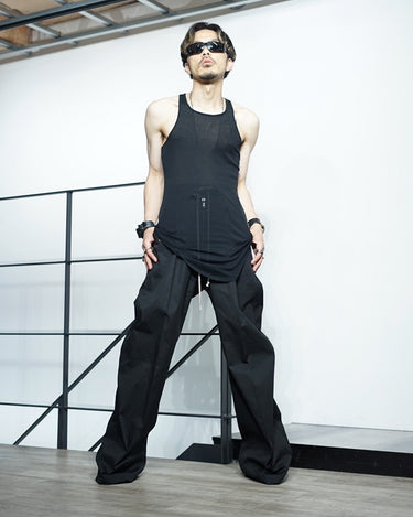 【RICK OWENS】<br>BASIC RIB TANK<br>-MR-