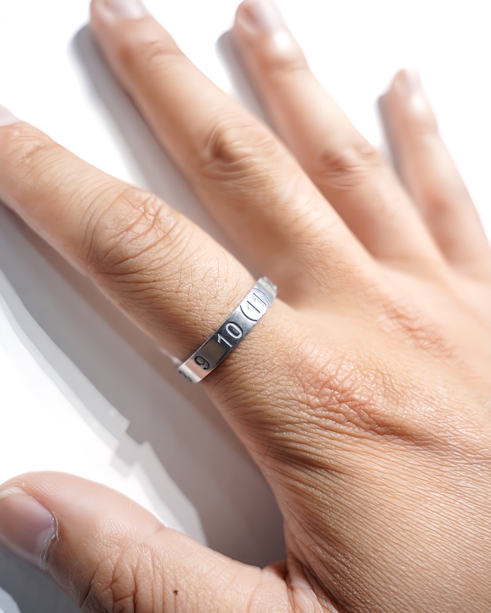 Maison Margiela-NUMBERING RING 4mm-Amanojak 