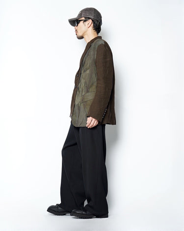 【ZIGGY CHEN】<br>COLLAGED WRINKLE<br>3B BLAZER
