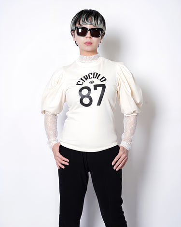 【VIVIANO】<br>CIRCOLO PUFF T-SHIRT