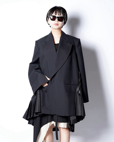 【JUNYA WATANABE】<br>PLEATS DOCKING CAPE JACKET