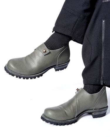 【prasthana】<br>p|p PP-004 COVERED LOW_GRAYISH JAPAN STEER/黒燻真鍮