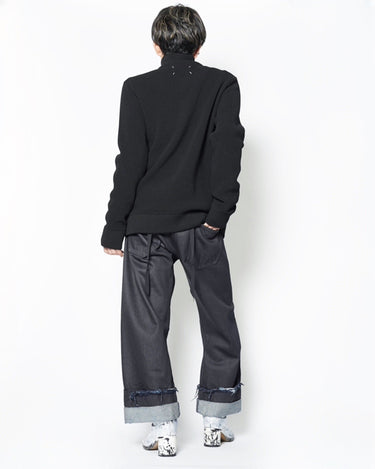【MARINA YEE】<br>"DEAN BLUE" OVERSIZED JEANS TROUSERS (INDIGO/COATING)