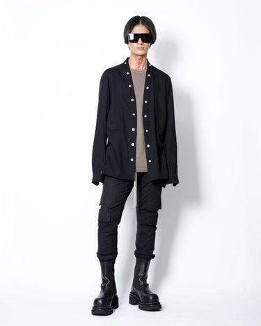 【RICK OWENS】<br>LARRY FOGPOCKET SHIRT -WT-
