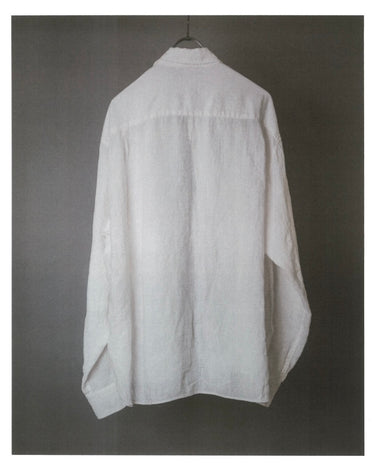 受注生産アイテム<br>期間限定受注受付中(7月31日～8月2日まで)<br>【kiminori morishita】<br>Sashiko Hand-Embroidered Khadi Shirt