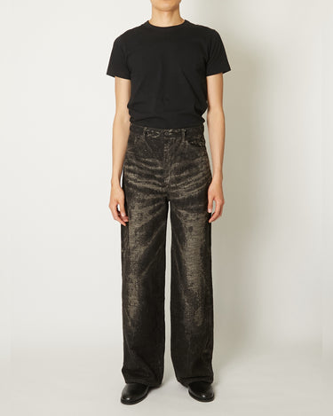 26AW予約受付中<br>【TAAKK】<br>JACQUARD TAAKK DENIM WIDE PANTS