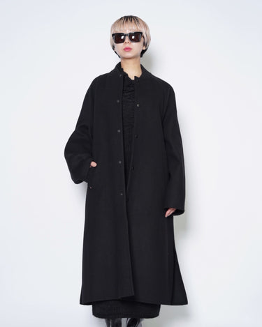 【08sircus】<br>Wool melton double face rever stadium coat (UNISEX)