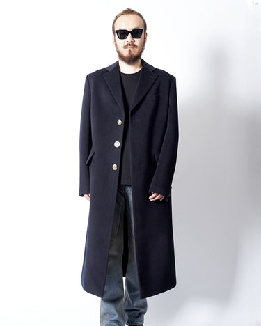 【JUNYA WATANABE MAN】<br>CASHMERE BEAVER SAILOR COLLAR COAT
