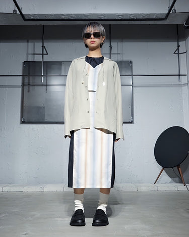 【KOTONA】<br>POPLIN V NECK SHIRTS