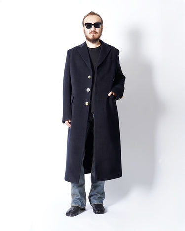 【JUNYA WATANABE MAN】<br>CASHMERE BEAVER SAILOR COLLAR COAT