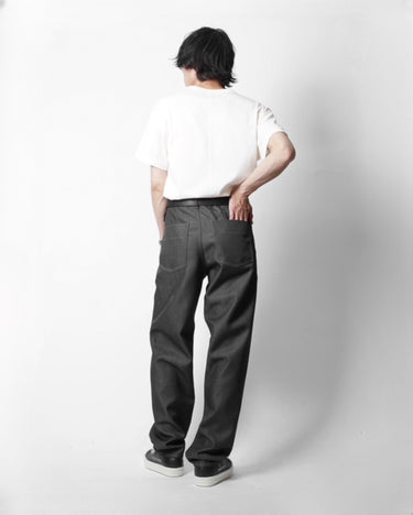 26AW予約受付中<br>【OVERCOAT】<br>Wool Denim Wide Leg Pant