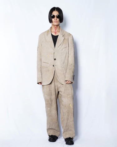 【ZIGGY CHEN】<br>NOTCH COLLAR THREE BUTTON BLAZER