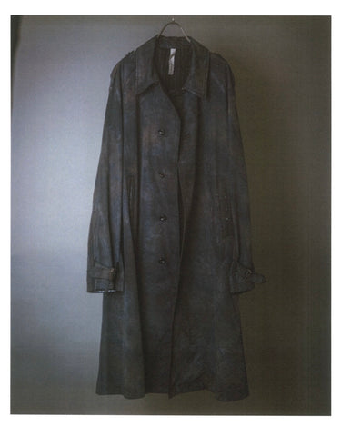 受注生産アイテム<br>期間限定受注受付中(7月31日～8月2日まで)<br>【kiminori morishita】<br>Brush-Dyed Gabardine Coat