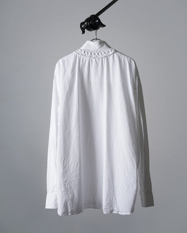 【kiminori morishita】<br>HAND EMBROIDERY SHIRT "NECKLACE"