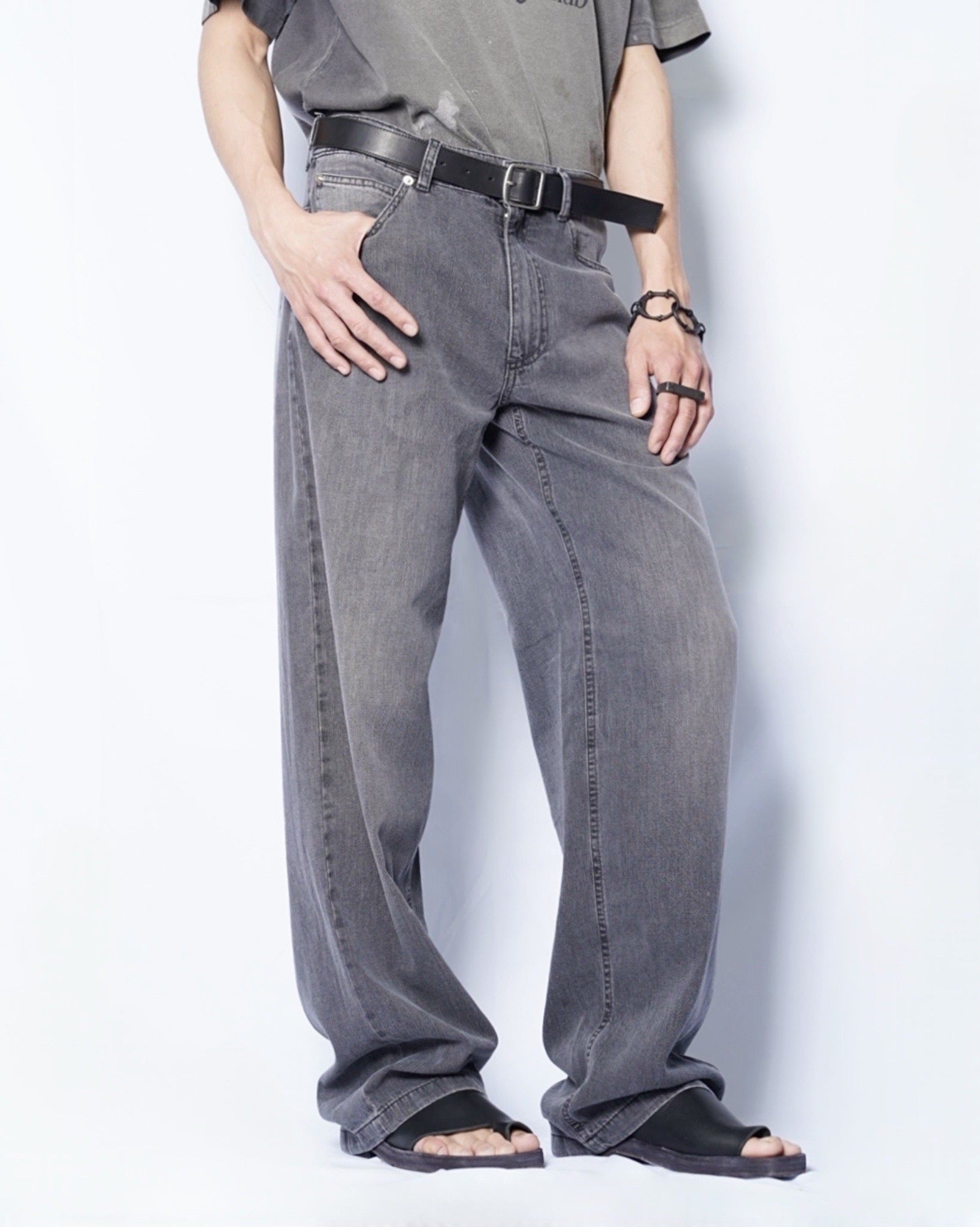 ROLD SKOV】WIDE -DENIM PANTS--Amanojak.