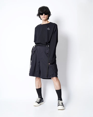[ACRONYM]<br>"SP56A-M" NYLON STRETCH DOUBLE CARGO SHORT PANT